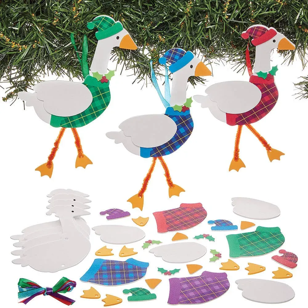 Weihnachtsdeko Gans, 8 Stück (pro Set 8)