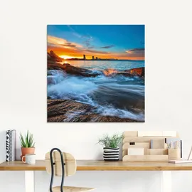ARTland "Sonnenuntergangszeit am Hua-Hin Strand", 125x50cm (35079165-0)