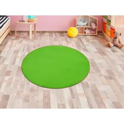 Primaflor-Ideen in Textil Kinderteppich »SITZKREIS«, rund, 5 mm Höhe, Spielteppich ideal im Kinderzimmer Primaflor-Ideen in Textil grün Ø 200 cm   1 St.