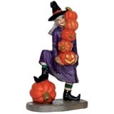 Lemax - Delicate Balance - Hexe mit Kürbissen - Spooky Town - Polyresin - Figuren & Zubehör für Halloween