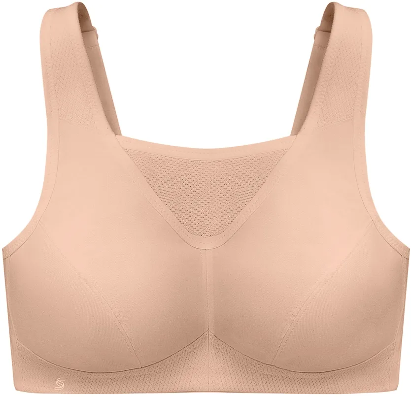 GLAMORISE Sport-Bustier mit bestem Halt - Kaffee Unterwäsche   Damen 