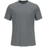 Odlo Essential Natural Tee Kurzarm-t-shirt - Grey Melange - M