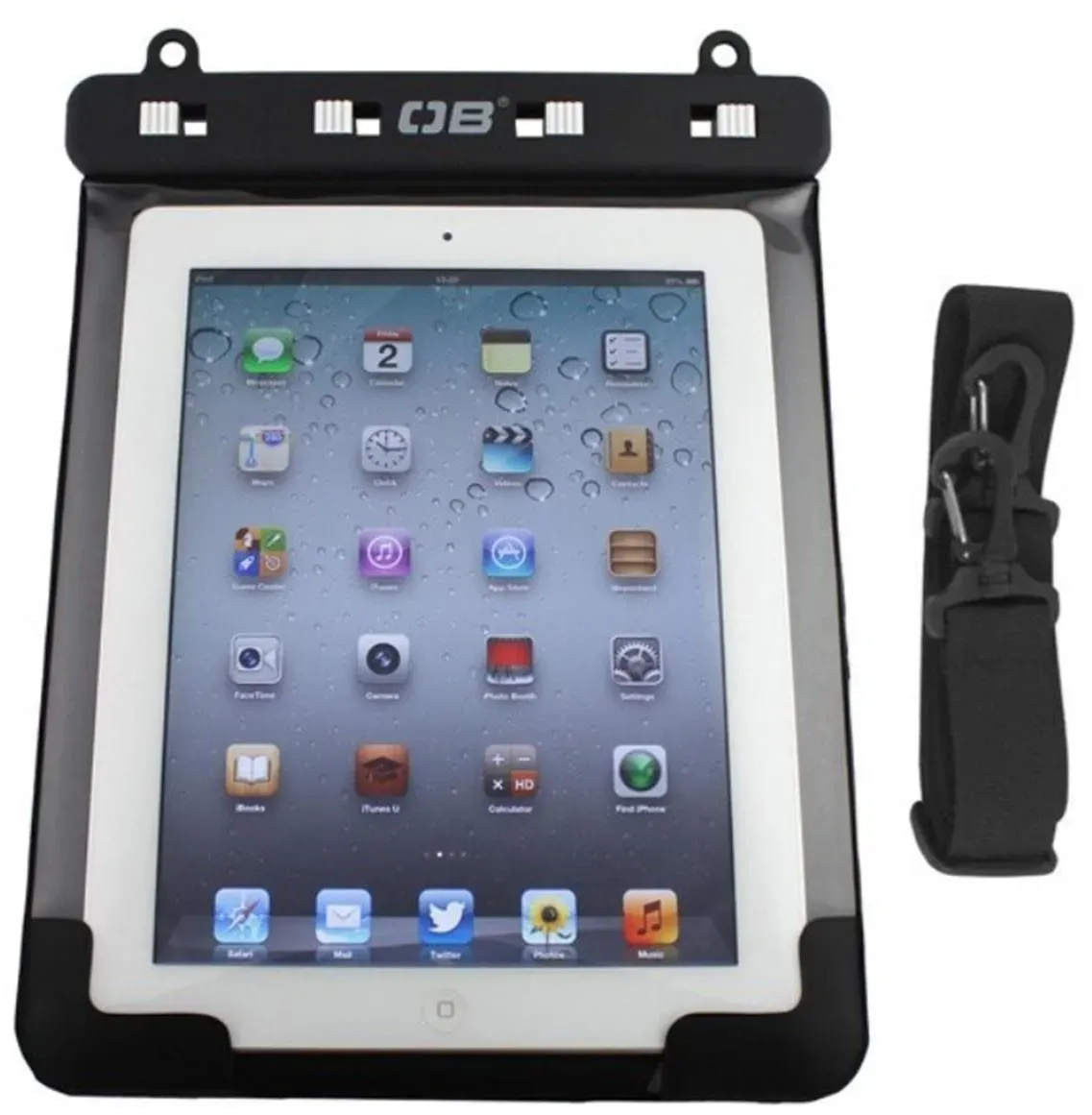 Overboard wasserdichte iPad Tasche Schwarz bag tasche trocken