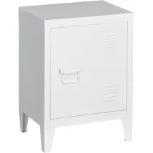 [en.casa] Nachtschrank Inari 30 x 40 x 57 cm Weiß