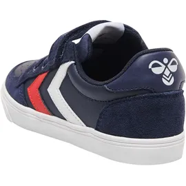 hummel Slimmer Stadil Leder Low-Top Sneaker Kinder 7666 peacoat 29