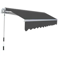 vidaXL Gelenkarmmarkise Handbetrieben 300 cm Anthrazit