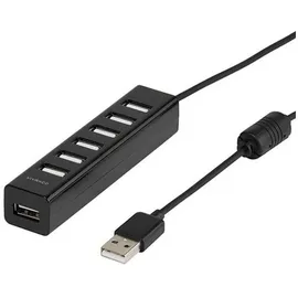 Vivanco 7 Port USB 2.0 HUB, 7-port aktiv, inkl. Netzteil (36661)