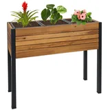 Proregal Hochbeet Pflanzkasten 75 x 81 x 30 cm Braun