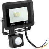 MXTIMWAN LED Strahler mit Bewegungsmelder, 10W Außenstrahler Kaltweiß Superhell Scheinwerfer LED Fluter IP66 Wasserdichter, Aussenlampe mit Bewegungsmelder für Garten, Innenhöfe, Garage