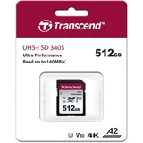 Transcend TS64GSDC340S SDXC-Karte 512GB A1 Application Performance Class, A2 Application Performance Class, v30 Video Speed Class