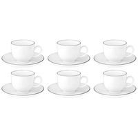 SELTMANN WEIDEN 6 x Kaffeetasse mit Untere 0,22 l