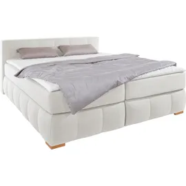 Home Affaire Boxspringbett »Chelles« inkl. Kaltschaumtopper, in 5 Breiten und 3 Matratzenarten beige