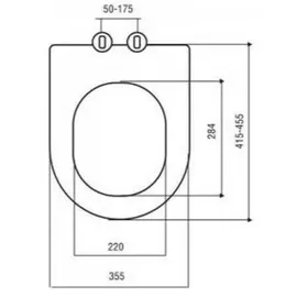 Creavit Design Wand-WC mit WC-Sitz Weiß