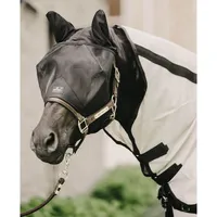 Kentucky Fliegenmaske Classic mit Ohren Schwarz