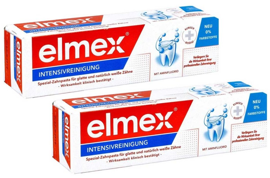 elmex Intensivreinigung Zahnpasta für glatte und weiße Zähne