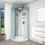 AcquaVapore D37-20L3-EC Dusche Dampfdusche Duschtempel Duschkabine -Th. 100x100 MIT 2K Scheiben Versiegelung