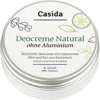 Casida GmbH Deo Creme Natural ohne Aluminium 50 ml
