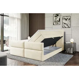 altdecor Boxspringbett BOXI3-Z KING 200 x 200 cm H3/H4 Beige