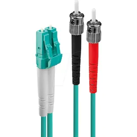 Lindy 46384 - Kabel LWL LC/ST OM3 50/125μm 10 m