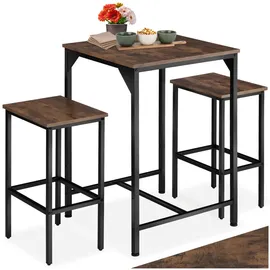 Tectake tectake® Barset, Inverness Industrial Style, mit höhenverstellbaren Kunststofffüßen