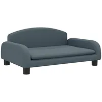 vidaXL Kindersofa, Dunkelgrau 70x45x30 cm Stoff