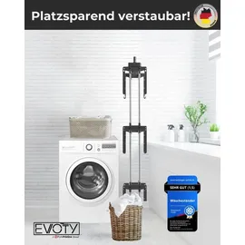 goth vanessa und goth christian gbr Wäscheständer Turm Hoch 2in1 grau