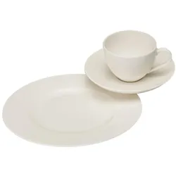 Vivo Basic White Kaffee Set 18er Set Geschirr   