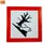 TRIZERATOP Warnschild Dieselkraftstoff 10 x 10 cm bunt