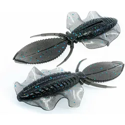 Gummiköder - Gummiköder - Flip-Flop - 10.8cm - Black and Blue Craw SCHWARZ|BLAU NO SIZE