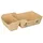 conpax Snacktrays Pappe 3,5 cm x 7 cm x 14,5 cm 120 St. Braun