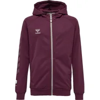 hummel hmlMOVE GRID COTTON ZIP HOODIE KIDS - grapewine - 176