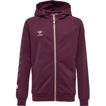 hummel hmlMOVE GRID COTTON ZIP HOODIE KIDS - grapewine - 176