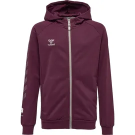 hummel hmlMOVE GRID COTTON ZIP HOODIE KIDS - grapewine - 176