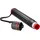 Relaxdays Zeichenrollenköcher ausziehbar 45-72 cm Schwarz/Rot Ø 7 cm
