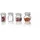 Ritzenhoff & Breker Spicy Vorratsglas Transparent 110 ml 12-tlg.