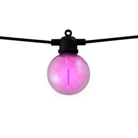 NÄVE Lichterkette LED Gartendeko Solarleuchte Farbwechsler IP44 Fernbedienung Timer