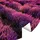 wall-art Runde Vliestapete 140 cm x 14 m 300 g lila/weiß/mehrfarbig 34193