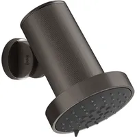 GESSI Spotwater Kopfbrause RIGATO, - Metall schwarz gebürstet