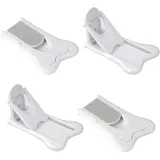 (4 PCS) Baby-Sicherheits-Türstopper, Schiebetürstopper, selbstklebendes Sicherheitsschloss, kein Bohren, Kindersicherheits-Fensterstopper für die Tür
