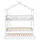 XDeer Etagenbett mit drei Betten 90 x 200 cm Kiefer massiv weiß
