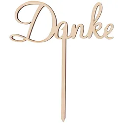 Sallys Cake Topper Sprüche - aus echtem Holz