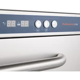 GastroHero Geschirrspülmaschine PROFI Digital 50 SL 50x50 cm Korbmaß, mit Reiniger- & Klarspüldosierer, mit Ablaufpumpe, Made in Europe, 230 Volt
