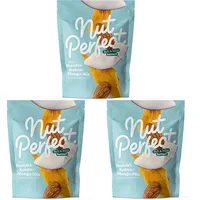 Nut Perfect Mandel-Kokos-Mango-Mix, ungesalzen, ungezuckert, vegan, fruchtig-säuerlicher Snack, getrocknete Mango und Kokos mit gerösteten Mandeln, 1 x 100 g (Packung mit 3)