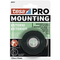 Tesa Doppelseitiges Klebeband Montage Pro Exterior 1.5M x 19mm