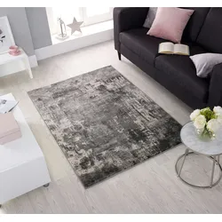 Kadima Design `Dee` Abstrakte Kunst-Teppiche in Premium-Qualität. Farbe: Grau, 80x150 cm