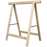 Fixkraft - Holzklappbock stabil 750 mm für vielseitige Anwendungen: Robuster Arbeitsbock & Tapezierbock, platzsparend klappbar, 75x76x4 cm, ideal für Werkstatt & Heimwerkerprojekte (2)