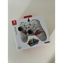 PowerA Wired Controller Cappy Edition Controller Weiss Nintendo Switch