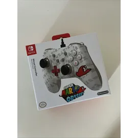 PowerA Wired Controller Cappy Edition Controller Weiss Nintendo Switch