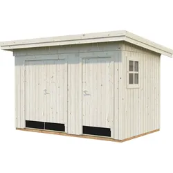 Gerätehaus PALMAKO "Kalle", beige (natur), Holz, Gerätehäuser, natur