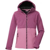 KILLTEC Mädchen Softshelljacke mit Kapuze KOW 227 GRLS SFTSHLL JCKT, himbeere, 164, 43573-000
